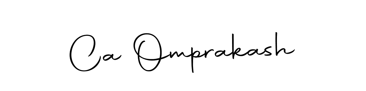 Ca Omprakash stylish signature style. Best Handwritten Sign (Autography-DOLnW) for my name. Handwritten Signature Collection Ideas for my name Ca Omprakash. Ca Omprakash signature style 10 images and pictures png