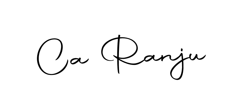 How to make Ca Ranju name signature. Use Autography-DOLnW style for creating short signs online. This is the latest handwritten sign. Ca Ranju signature style 10 images and pictures png