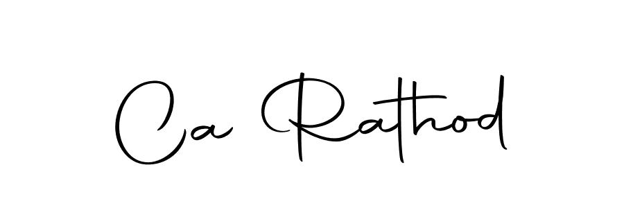 Design your own signature with our free online signature maker. With this signature software, you can create a handwritten (Autography-DOLnW) signature for name Ca Rathod. Ca Rathod signature style 10 images and pictures png