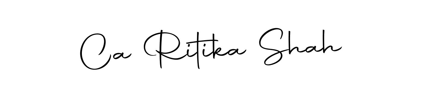 Make a beautiful signature design for name Ca Ritika Shah. Use this online signature maker to create a handwritten signature for free. Ca Ritika Shah signature style 10 images and pictures png