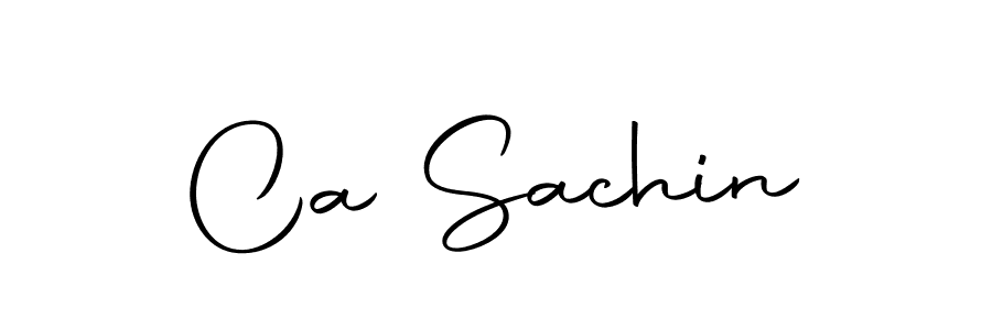 Design your own signature with our free online signature maker. With this signature software, you can create a handwritten (Autography-DOLnW) signature for name Ca Sachin. Ca Sachin signature style 10 images and pictures png