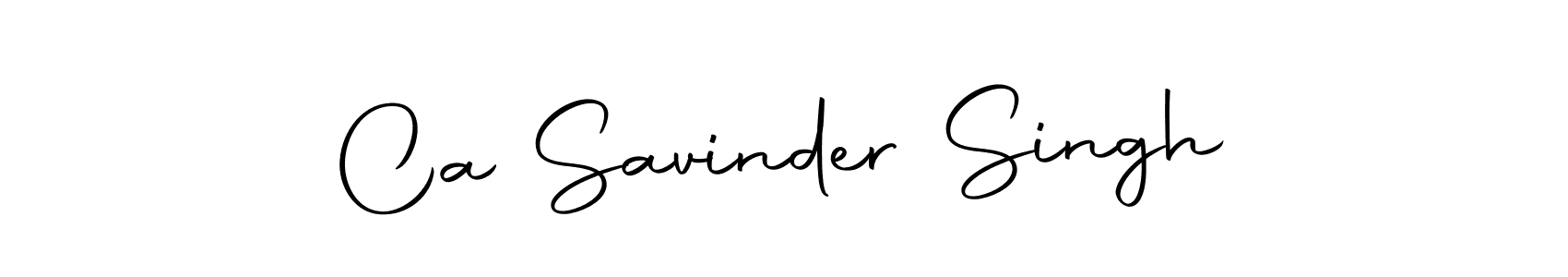 Ca Savinder Singh stylish signature style. Best Handwritten Sign (Autography-DOLnW) for my name. Handwritten Signature Collection Ideas for my name Ca Savinder Singh. Ca Savinder Singh signature style 10 images and pictures png