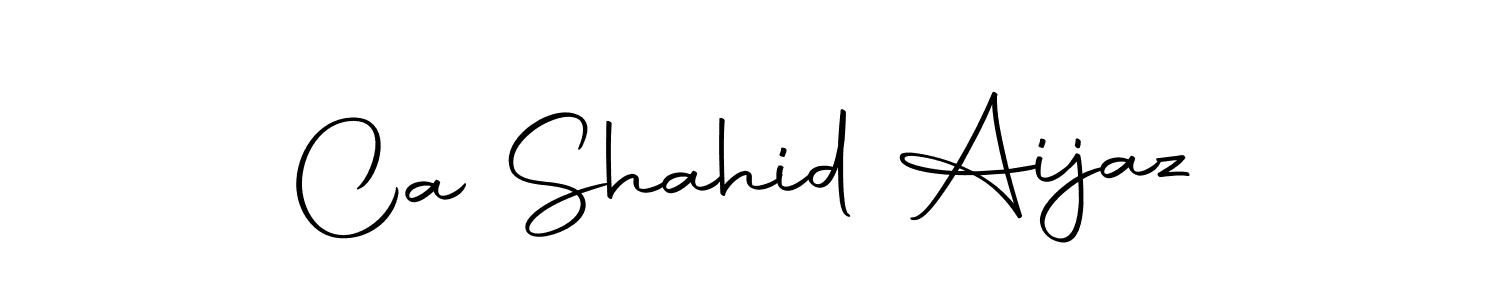Design your own signature with our free online signature maker. With this signature software, you can create a handwritten (Autography-DOLnW) signature for name Ca Shahid Aijaz. Ca Shahid Aijaz signature style 10 images and pictures png