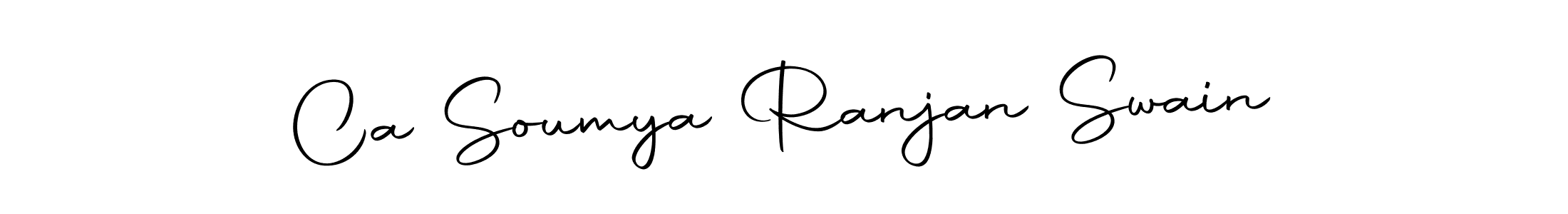 This is the best signature style for the Ca Soumya Ranjan Swain name. Also you like these signature font (Autography-DOLnW). Mix name signature. Ca Soumya Ranjan Swain signature style 10 images and pictures png