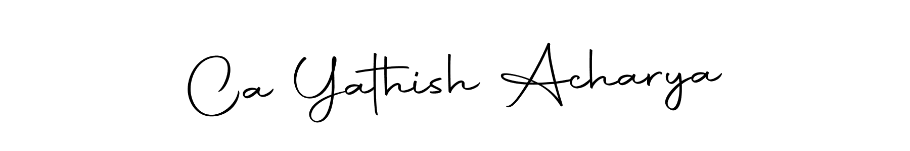 Here are the top 10 professional signature styles for the name Ca Yathish Acharya. These are the best autograph styles you can use for your name. Ca Yathish Acharya signature style 10 images and pictures png