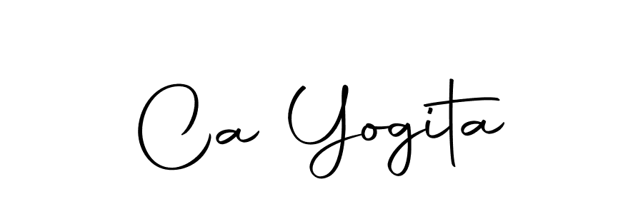 Make a beautiful signature design for name Ca Yogita. Use this online signature maker to create a handwritten signature for free. Ca Yogita signature style 10 images and pictures png