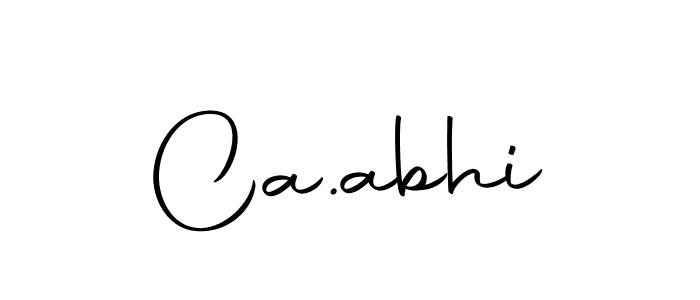 How to make Ca.abhi signature? Autography-DOLnW is a professional autograph style. Create handwritten signature for Ca.abhi name. Ca.abhi signature style 10 images and pictures png