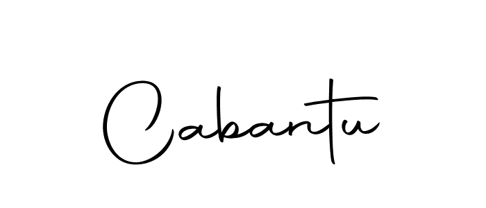 Create a beautiful signature design for name Cabantu. With this signature (Autography-DOLnW) fonts, you can make a handwritten signature for free. Cabantu signature style 10 images and pictures png