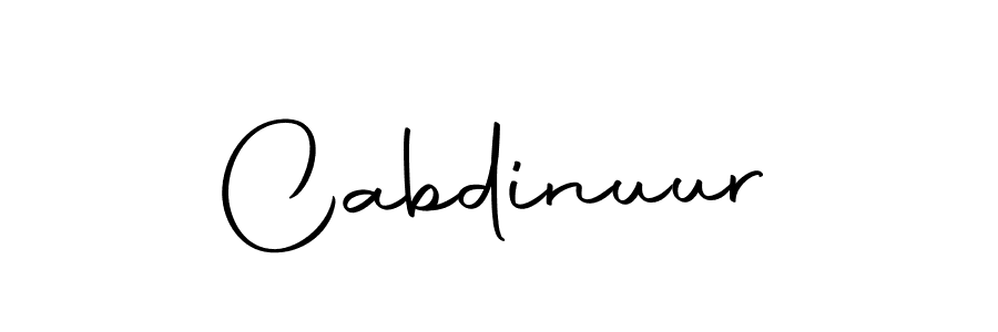 Make a beautiful signature design for name Cabdinuur. Use this online signature maker to create a handwritten signature for free. Cabdinuur signature style 10 images and pictures png