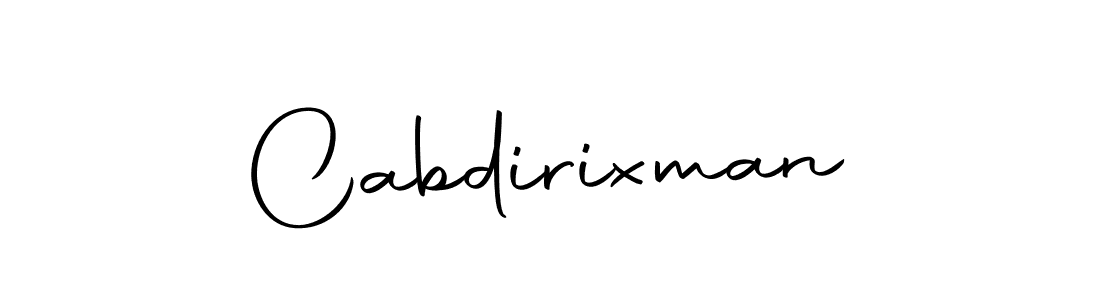 Autography-DOLnW is a professional signature style that is perfect for those who want to add a touch of class to their signature. It is also a great choice for those who want to make their signature more unique. Get Cabdirixman name to fancy signature for free. Cabdirixman signature style 10 images and pictures png