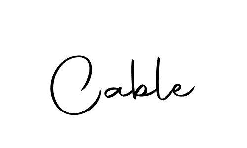 Here are the top 10 professional signature styles for the name Cable. These are the best autograph styles you can use for your name. Cable signature style 10 images and pictures png