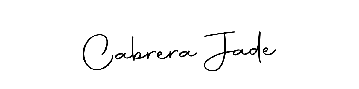 How to make Cabrera Jade signature? Autography-DOLnW is a professional autograph style. Create handwritten signature for Cabrera Jade name. Cabrera Jade signature style 10 images and pictures png