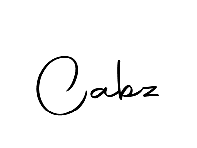 Design your own signature with our free online signature maker. With this signature software, you can create a handwritten (Autography-DOLnW) signature for name Cabz. Cabz signature style 10 images and pictures png