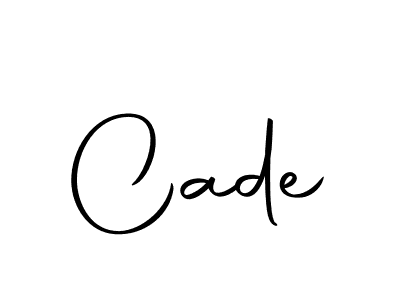 How to make Cade name signature. Use Autography-DOLnW style for creating short signs online. This is the latest handwritten sign. Cade signature style 10 images and pictures png