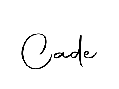 Create a beautiful signature design for name Cade. With this signature (Autography-DOLnW) fonts, you can make a handwritten signature for free. Cade signature style 10 images and pictures png