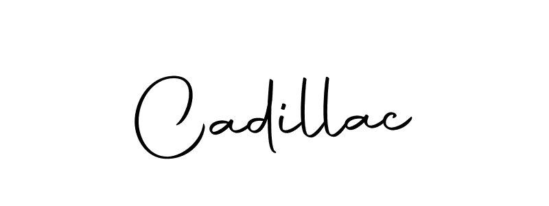 How to make Cadillac signature? Autography-DOLnW is a professional autograph style. Create handwritten signature for Cadillac name. Cadillac signature style 10 images and pictures png