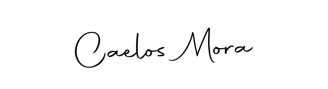 How to make Caelos Mora name signature. Use Autography-DOLnW style for creating short signs online. This is the latest handwritten sign. Caelos Mora signature style 10 images and pictures png