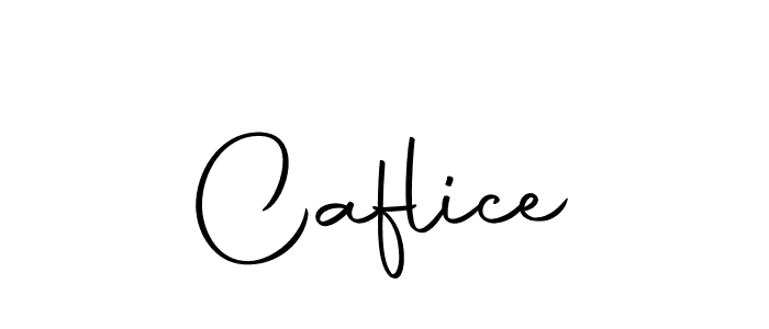 How to make Caflice signature? Autography-DOLnW is a professional autograph style. Create handwritten signature for Caflice name. Caflice signature style 10 images and pictures png