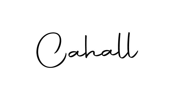 Create a beautiful signature design for name Cahall. With this signature (Autography-DOLnW) fonts, you can make a handwritten signature for free. Cahall signature style 10 images and pictures png