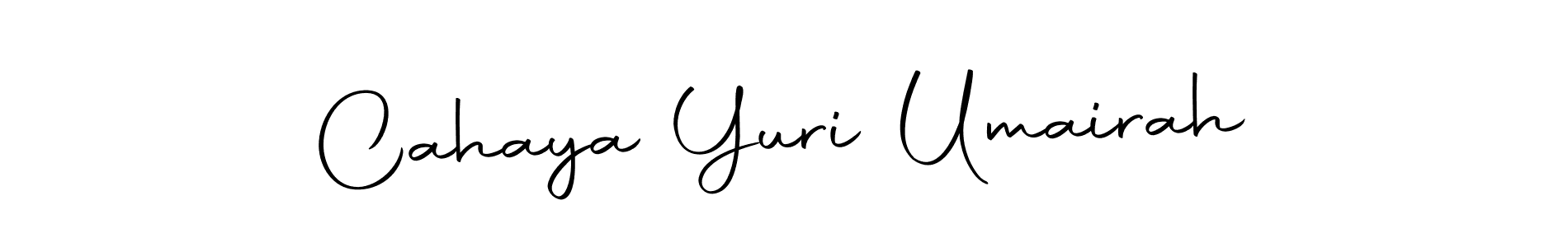 You should practise on your own different ways (Autography-DOLnW) to write your name (Cahaya Yuri Umairah) in signature. don't let someone else do it for you. Cahaya Yuri Umairah signature style 10 images and pictures png