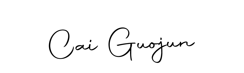Make a beautiful signature design for name Cai Guojun. With this signature (Autography-DOLnW) style, you can create a handwritten signature for free. Cai Guojun signature style 10 images and pictures png