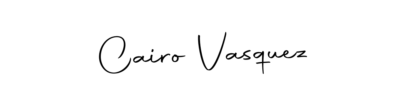 Make a beautiful signature design for name Cairo Vasquez. With this signature (Autography-DOLnW) style, you can create a handwritten signature for free. Cairo Vasquez signature style 10 images and pictures png