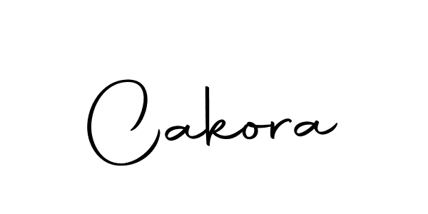 Design your own signature with our free online signature maker. With this signature software, you can create a handwritten (Autography-DOLnW) signature for name Cakora. Cakora signature style 10 images and pictures png