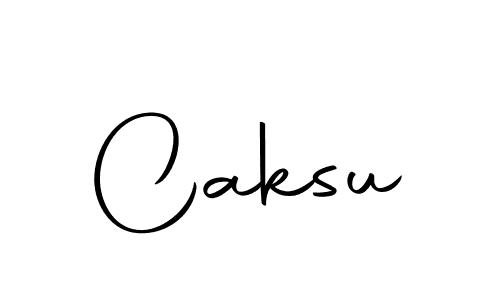 You should practise on your own different ways (Autography-DOLnW) to write your name (Caksu) in signature. don't let someone else do it for you. Caksu signature style 10 images and pictures png