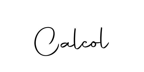 You should practise on your own different ways (Autography-DOLnW) to write your name (Calcol) in signature. don't let someone else do it for you. Calcol signature style 10 images and pictures png