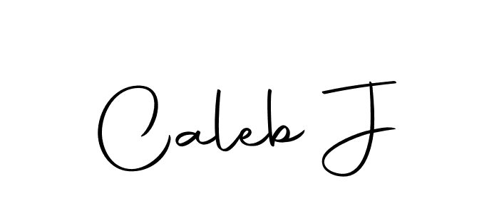 How to make Caleb J signature? Autography-DOLnW is a professional autograph style. Create handwritten signature for Caleb J name. Caleb J signature style 10 images and pictures png