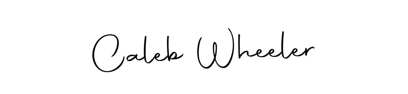 How to make Caleb Wheeler name signature. Use Autography-DOLnW style for creating short signs online. This is the latest handwritten sign. Caleb Wheeler signature style 10 images and pictures png