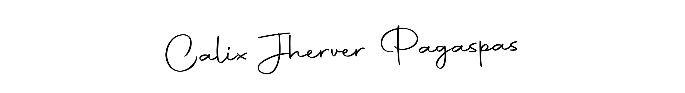 The best way (Autography-DOLnW) to make a short signature is to pick only two or three words in your name. The name Calix Jherver Pagaspas include a total of six letters. For converting this name. Calix Jherver Pagaspas signature style 10 images and pictures png