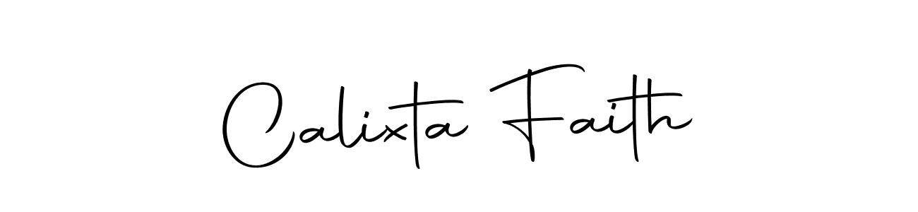 Make a beautiful signature design for name Calixta Faith. Use this online signature maker to create a handwritten signature for free. Calixta Faith signature style 10 images and pictures png