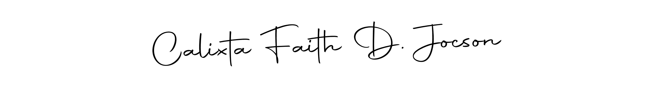 Use a signature maker to create a handwritten signature online. With this signature software, you can design (Autography-DOLnW) your own signature for name Calixta Faith D. Jocson. Calixta Faith D. Jocson signature style 10 images and pictures png