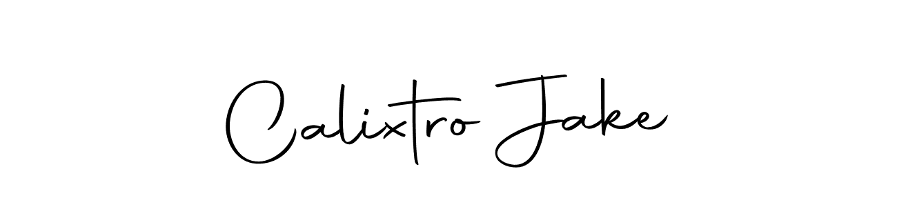 How to make Calixtro Jake signature? Autography-DOLnW is a professional autograph style. Create handwritten signature for Calixtro Jake name. Calixtro Jake signature style 10 images and pictures png