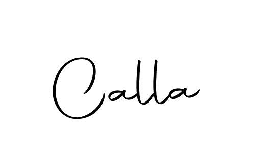 Design your own signature with our free online signature maker. With this signature software, you can create a handwritten (Autography-DOLnW) signature for name Calla. Calla signature style 10 images and pictures png