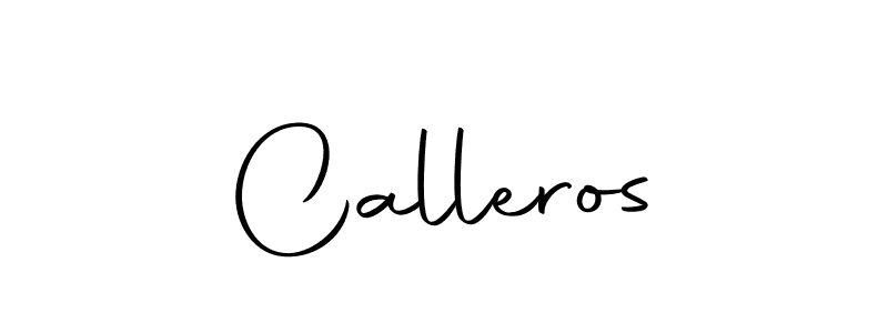 Create a beautiful signature design for name Calleros. With this signature (Autography-DOLnW) fonts, you can make a handwritten signature for free. Calleros signature style 10 images and pictures png