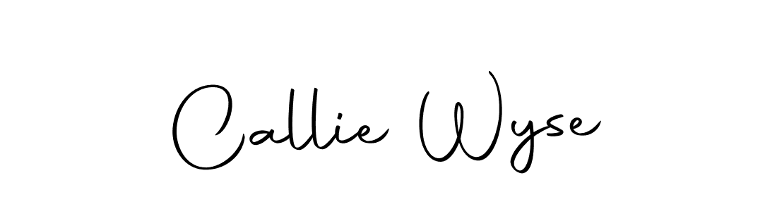 Design your own signature with our free online signature maker. With this signature software, you can create a handwritten (Autography-DOLnW) signature for name Callie Wyse. Callie Wyse signature style 10 images and pictures png