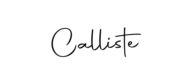 Also we have Calliste name is the best signature style. Create professional handwritten signature collection using Autography-DOLnW autograph style. Calliste signature style 10 images and pictures png