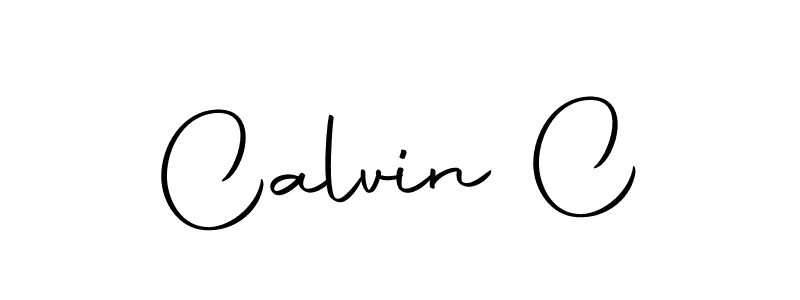 Make a beautiful signature design for name Calvin C. With this signature (Autography-DOLnW) style, you can create a handwritten signature for free. Calvin C signature style 10 images and pictures png