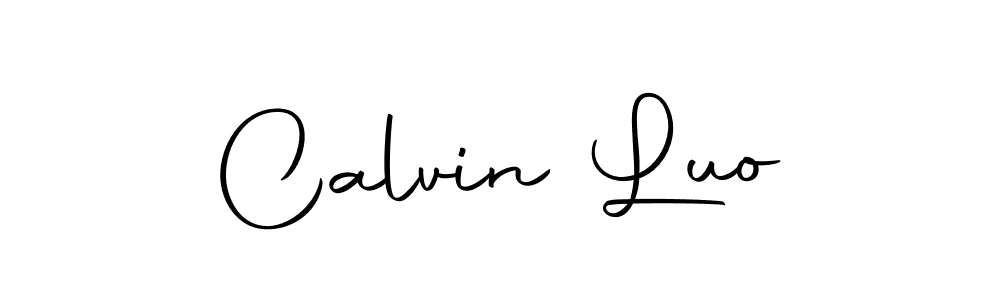 How to make Calvin Luo name signature. Use Autography-DOLnW style for creating short signs online. This is the latest handwritten sign. Calvin Luo signature style 10 images and pictures png