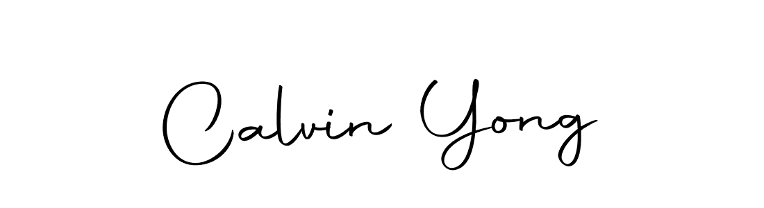 Design your own signature with our free online signature maker. With this signature software, you can create a handwritten (Autography-DOLnW) signature for name Calvin Yong. Calvin Yong signature style 10 images and pictures png