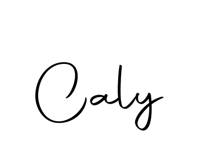 Create a beautiful signature design for name Caly. With this signature (Autography-DOLnW) fonts, you can make a handwritten signature for free. Caly signature style 10 images and pictures png