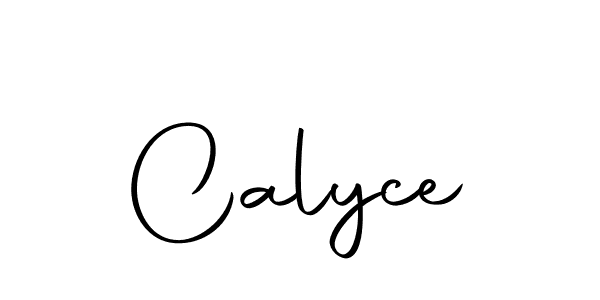 Create a beautiful signature design for name Calyce. With this signature (Autography-DOLnW) fonts, you can make a handwritten signature for free. Calyce signature style 10 images and pictures png