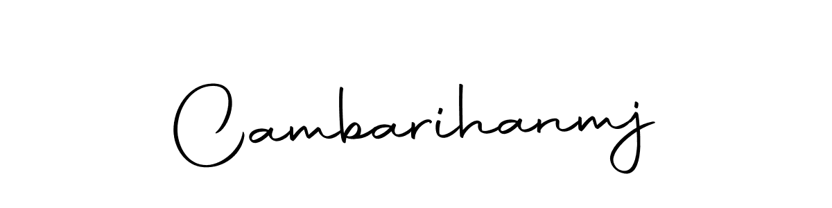 if you are searching for the best signature style for your name Cambarihanmj. so please give up your signature search. here we have designed multiple signature styles  using Autography-DOLnW. Cambarihanmj signature style 10 images and pictures png