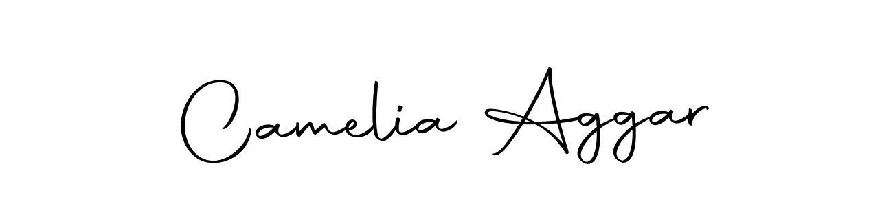 Camelia Aggar stylish signature style. Best Handwritten Sign (Autography-DOLnW) for my name. Handwritten Signature Collection Ideas for my name Camelia Aggar. Camelia Aggar signature style 10 images and pictures png