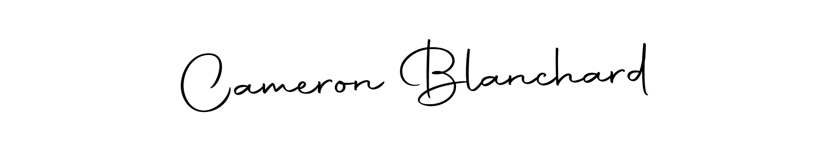 Create a beautiful signature design for name Cameron Blanchard. With this signature (Autography-DOLnW) fonts, you can make a handwritten signature for free. Cameron Blanchard signature style 10 images and pictures png