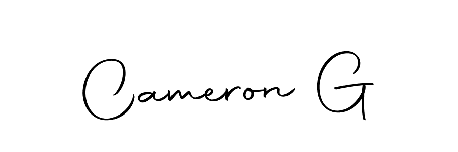 Design your own signature with our free online signature maker. With this signature software, you can create a handwritten (Autography-DOLnW) signature for name Cameron G. Cameron G signature style 10 images and pictures png