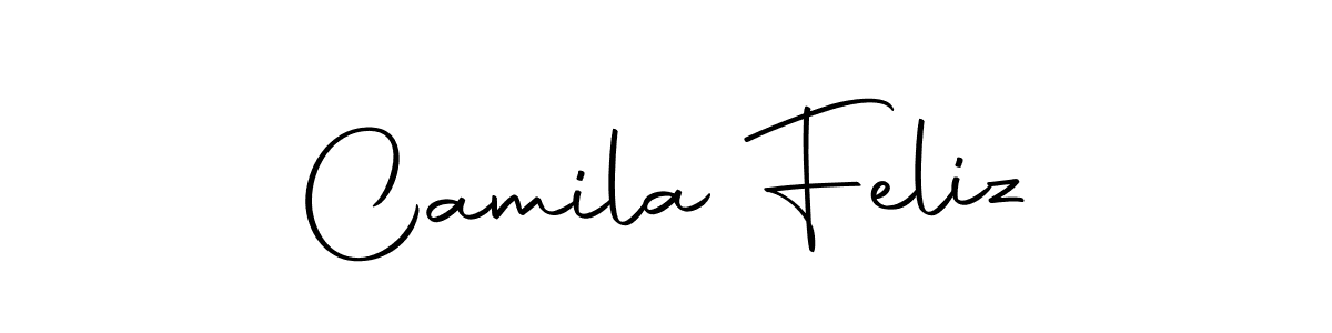 Use a signature maker to create a handwritten signature online. With this signature software, you can design (Autography-DOLnW) your own signature for name Camila Feliz. Camila Feliz signature style 10 images and pictures png