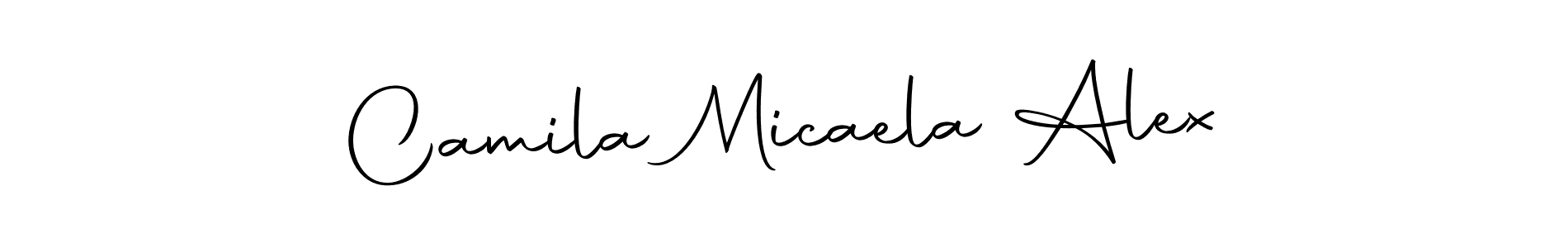 It looks lik you need a new signature style for name Camila Micaela Alex. Design unique handwritten (Autography-DOLnW) signature with our free signature maker in just a few clicks. Camila Micaela Alex signature style 10 images and pictures png